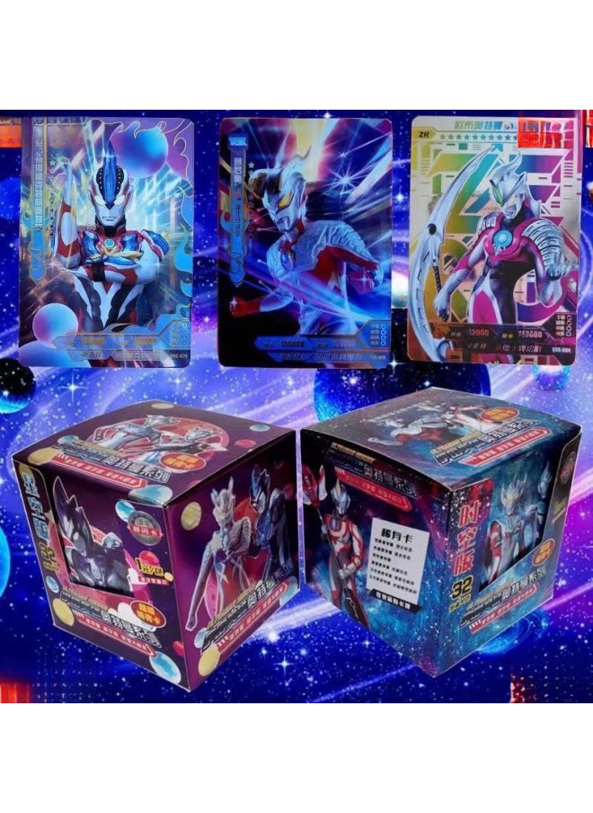 Generic - Ultraman 3D Transformation Card Gold Card Collection Toy Flash Card Ott Game Full Star Card Full Set Of Children's Cards-Color:Full Star Flash Cards 18 Packs [126 Cards] Hot Sale-Specifications:Ultraman Card - Image 1