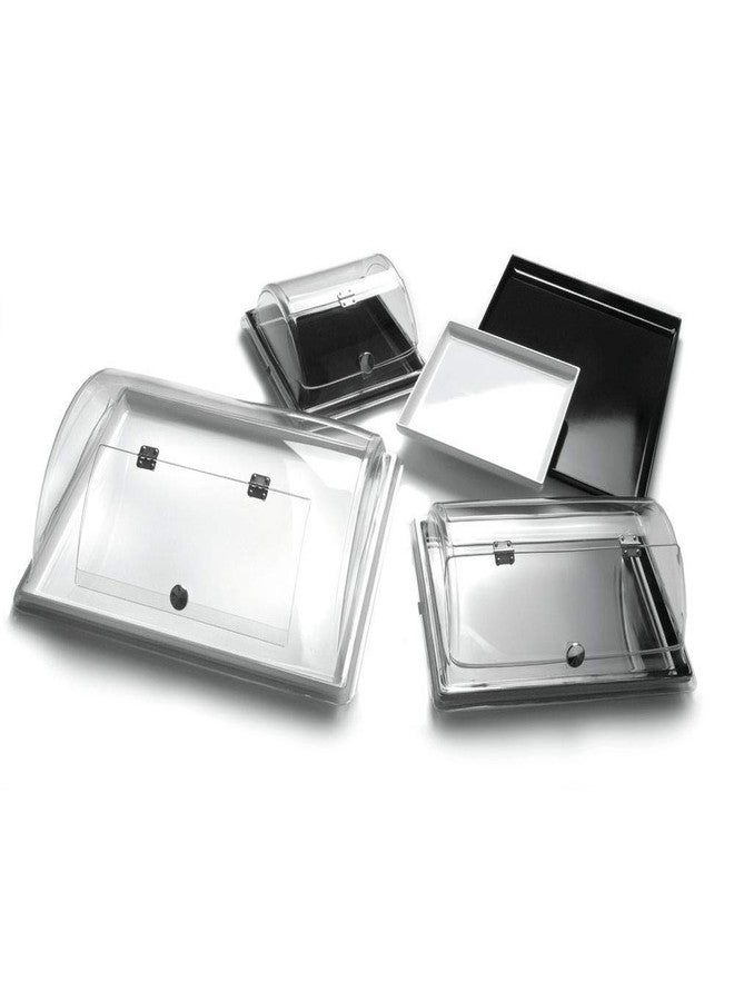 HUBERT Square Serving Tray White Melamine - 14" L x 14" W x 1 1/2" H - Image 2