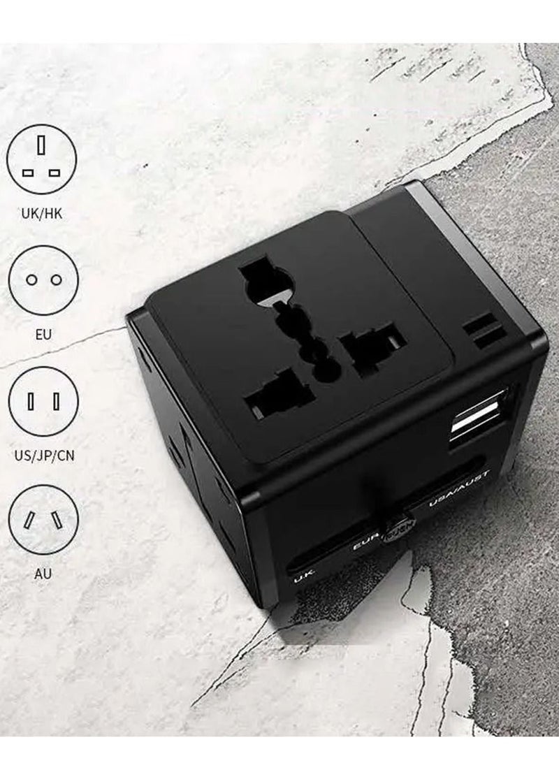 Earldom Universal Travel Adapter All in One International World Travel AC Power Converter Plug Socket - Image 3