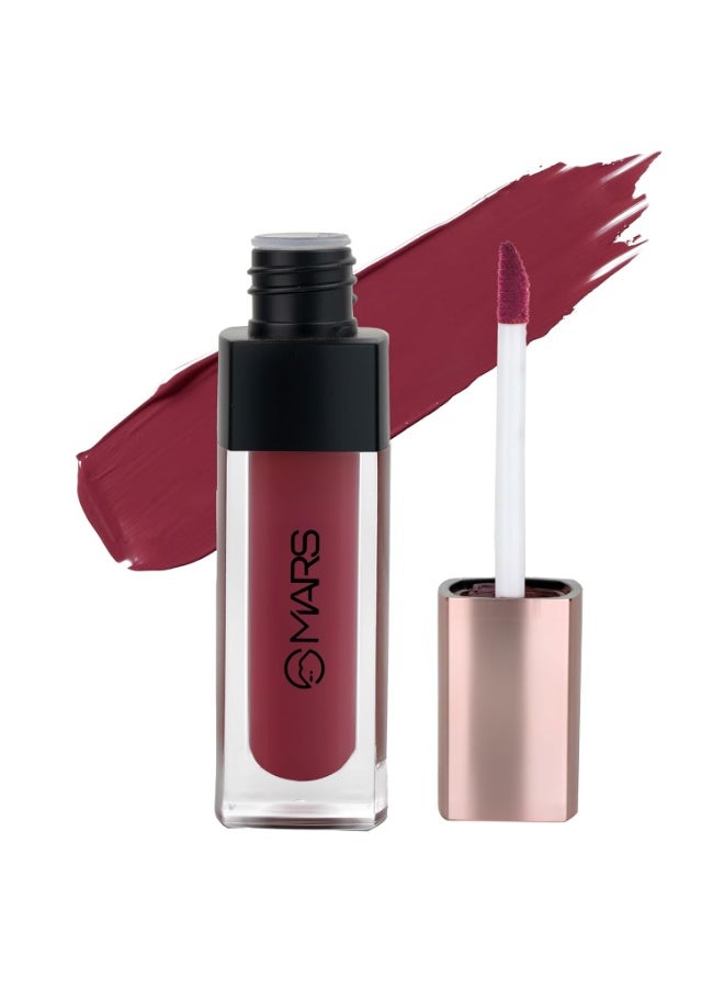 مارس أحمر شفاه مارس بوبستار موس سائل غير جاف للنساء بلمسة نهائية غير لامعة | تركيبة خفيفة الوزن وغير لاصقة | يدوم حتى ١٢ ساعة | مقاوم للتحويل ومقاوم للماء (٦.٠ مل) (١٧-مذهب) - Image 1