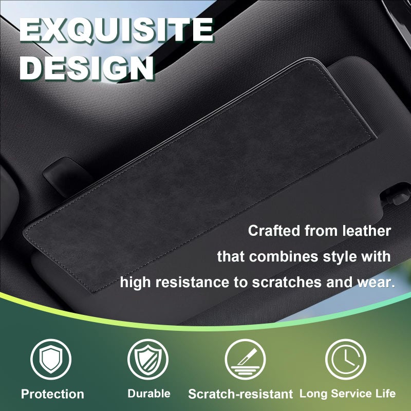 LTDCVTR Car Sun Visor Extender, Anti-Glare Sunvisor Extension Shade Attachment for Safe Driving, Clip-On Sun Blocker Sunshade Extender Accessories Universal for SUV, Truck, Sedan(Gray) - Image 5