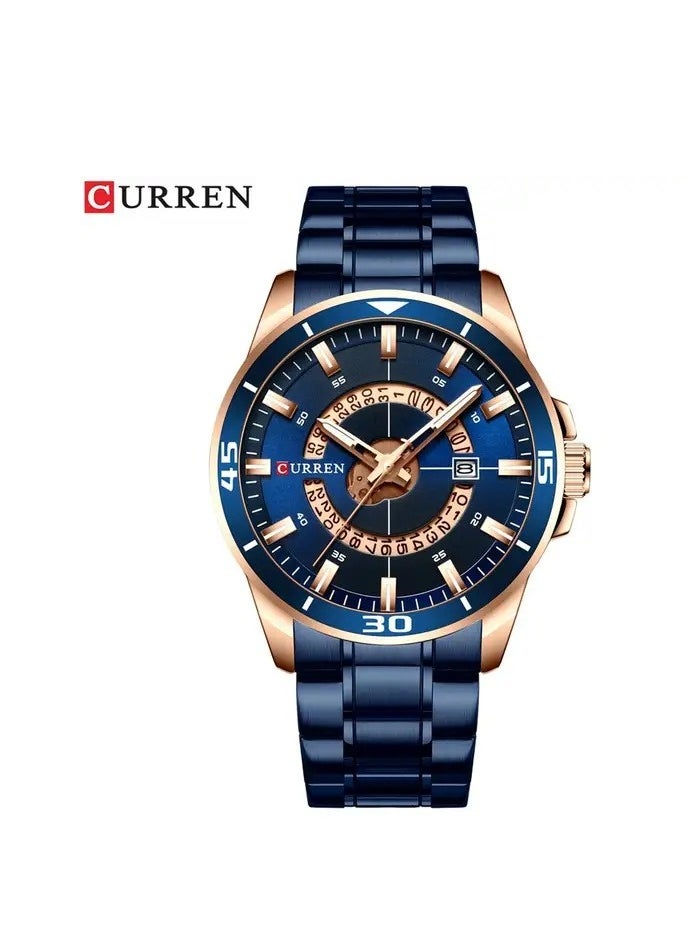 CURREN 8359 Original Brand Stainless Steel Band Wrist Watch For Men - pzsku/Z6A2535DD48CE3C018D61Z/45/_/1700055325/bf0df837-9755-4a6c-b640-f3871eef369b