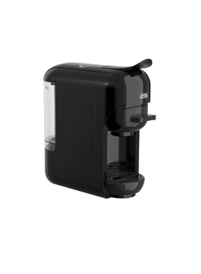 Winning Star ST-9705 Espresso Coffee Machine with 600ml Water Tank, 1450W Power, Multi-Function Capsule Coffee Maker, Compact Design, Fast Brewing System for Home and Office Use, Black - Image 2