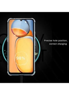 Generic غلاف هاتف Xiaomi POCO C65 شفاف مضاد للسقوط غطاء حماية لهاتف Mi POCO C65 Redmi13C غطاء نحيف مقاوم للصدمات (شفاف)  - Image 4