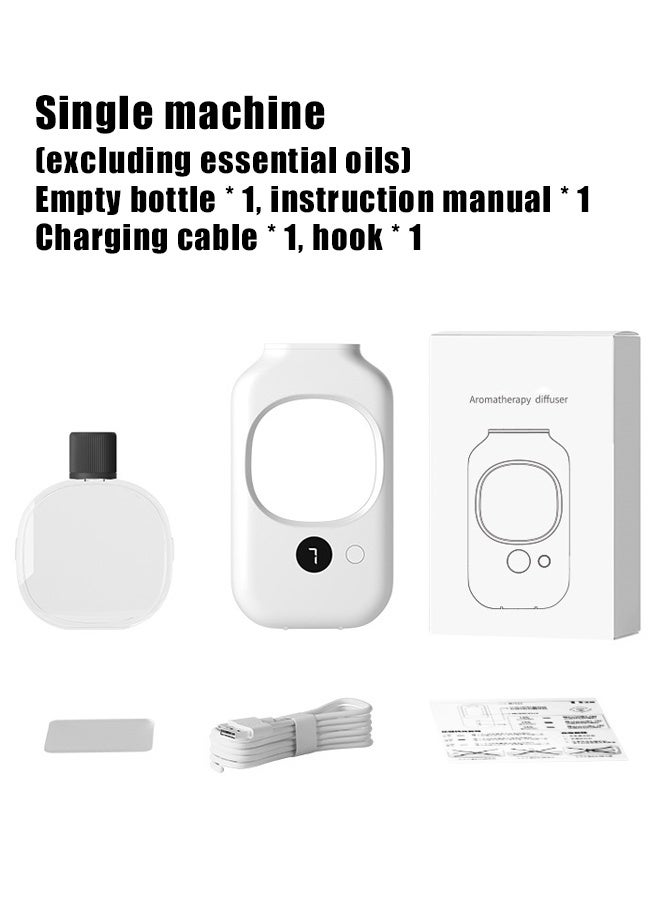 هومستر ناشر زيت العلاج بالروائح التلقائي ، 7 أوضاع الضباب ناشرات الزيت الأساسي للمنزل ، ناشر الشاشة الرقمية مع البذرة للمكتب ، غرفة المعيشة ، الحمام ، المرحاض - Image 3