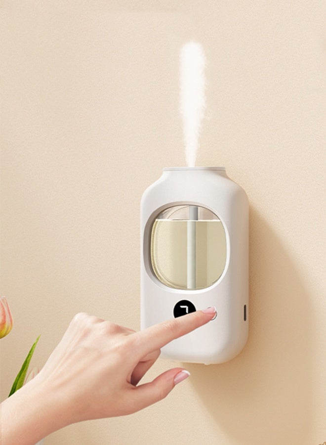 هومستر ناشر زيت العلاج بالروائح التلقائي ، 7 أوضاع الضباب ناشرات الزيت الأساسي للمنزل ، ناشر الشاشة الرقمية مع البذرة للمكتب ، غرفة المعيشة ، الحمام ، المرحاض - Image 4