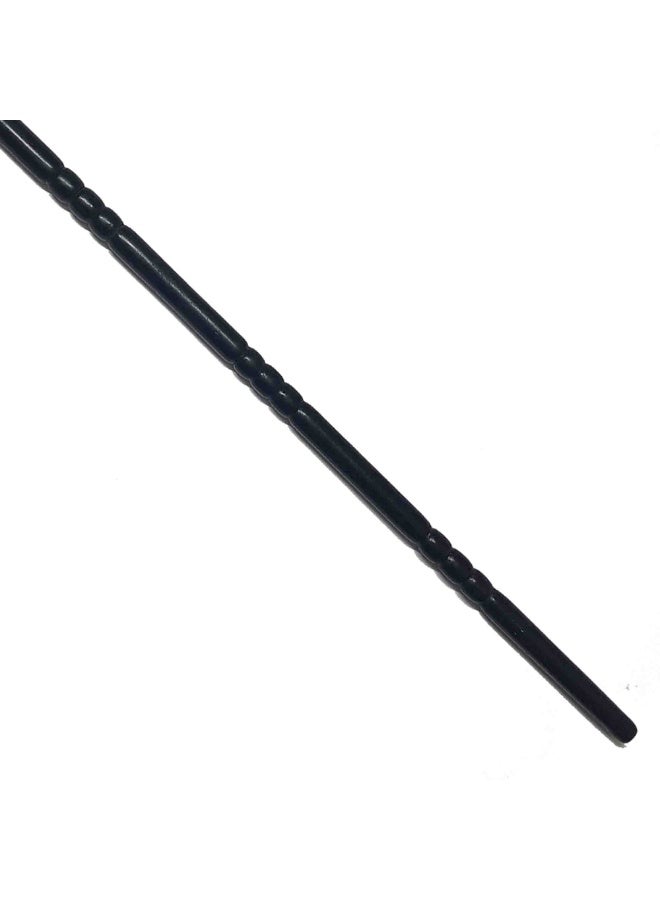Aswan beech wood cane for men, all black - Image 3
