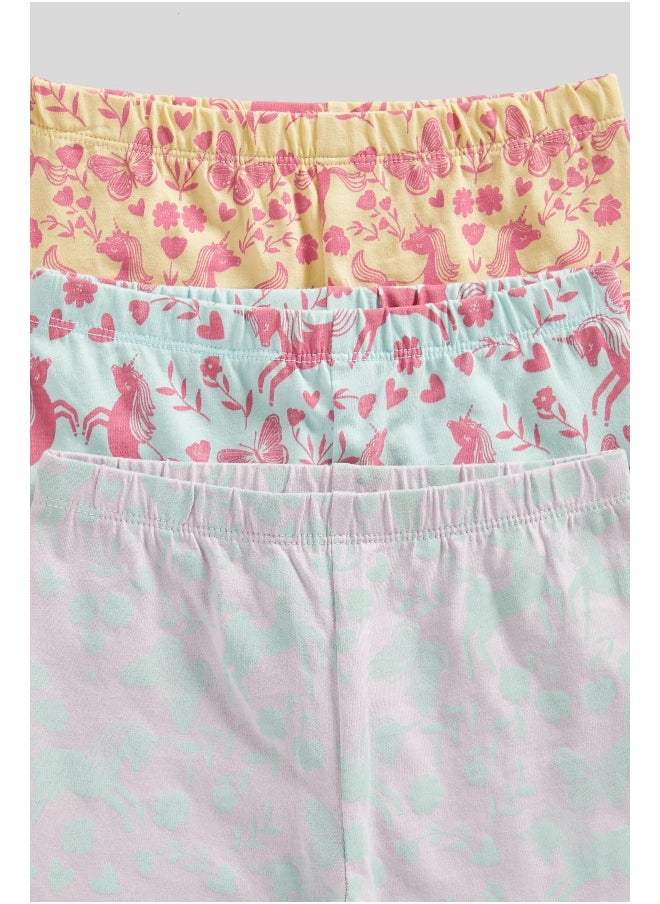 mothercare Party Horse Pyjamas - 3 Pack  - Image 2