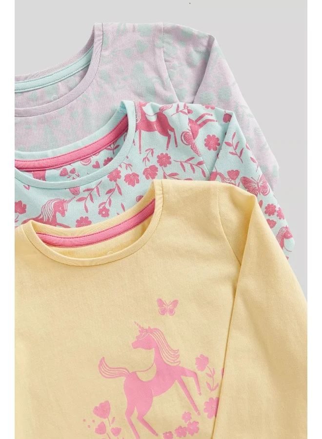 mothercare Party Horse Pyjamas - 3 Pack