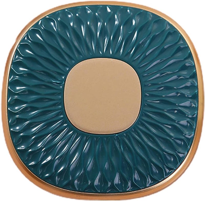 Round Mini Compact Mirror with Double-Sided Magnification, Portable Pocket Mirror for Travel and Daily Use, Circular Handheld Beauty Mirror for Purses, Small Folding Makeup Mirror - Image 1
