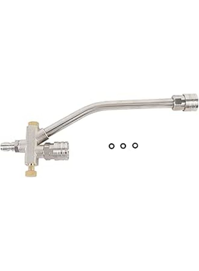 Dual Connector 1 4 Inch Quick Connect High Pressure Aluminum Alloy Washer Attachment - Image 1