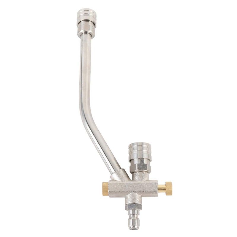 Dual Connector 1 4 Inch Quick Connect High Pressure Aluminum Alloy Washer Attachment - Image 3