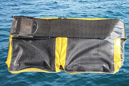 AKM-Scuba Diving Pocket Weight Belt (5 Pocket Medium Yellow) - Image 3