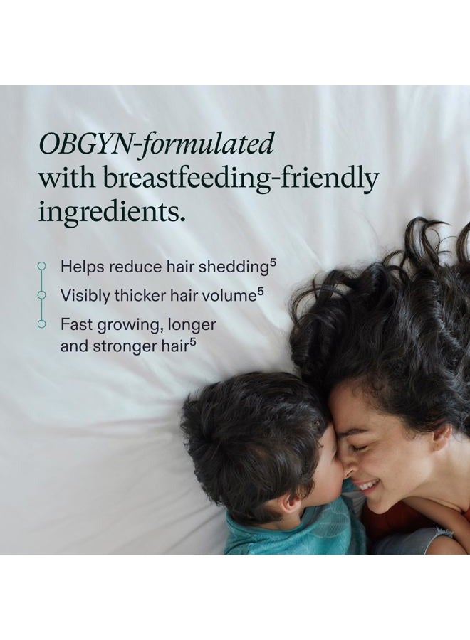 NUTRAFOL Postpartum Hair Growth Supplements, Clinically Tested for Visibly Thicker Hair and Less Shedding, Breastfeeding-friendly - 3 Month Supply, Pack of 3 - Image 3