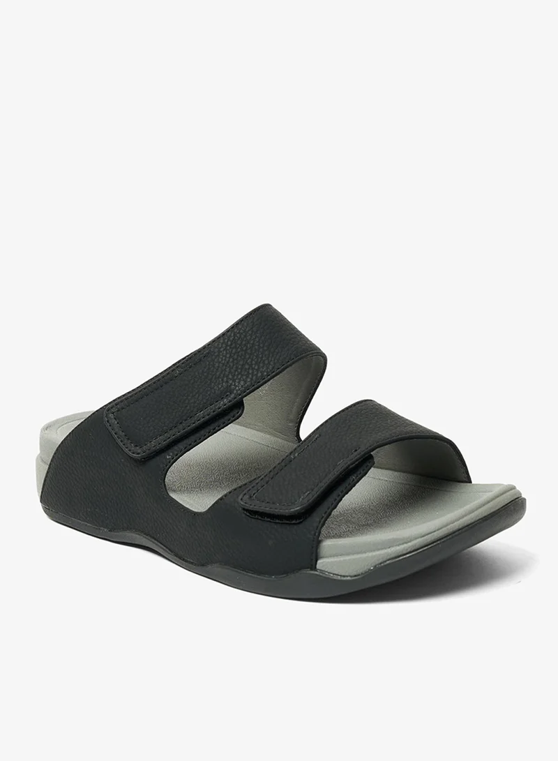 Geoomnii Traditional Arabic Sandals for Men – Comfortable Leather Slip-On Design – Perfect for Everyday Wear & Occasions-Olive