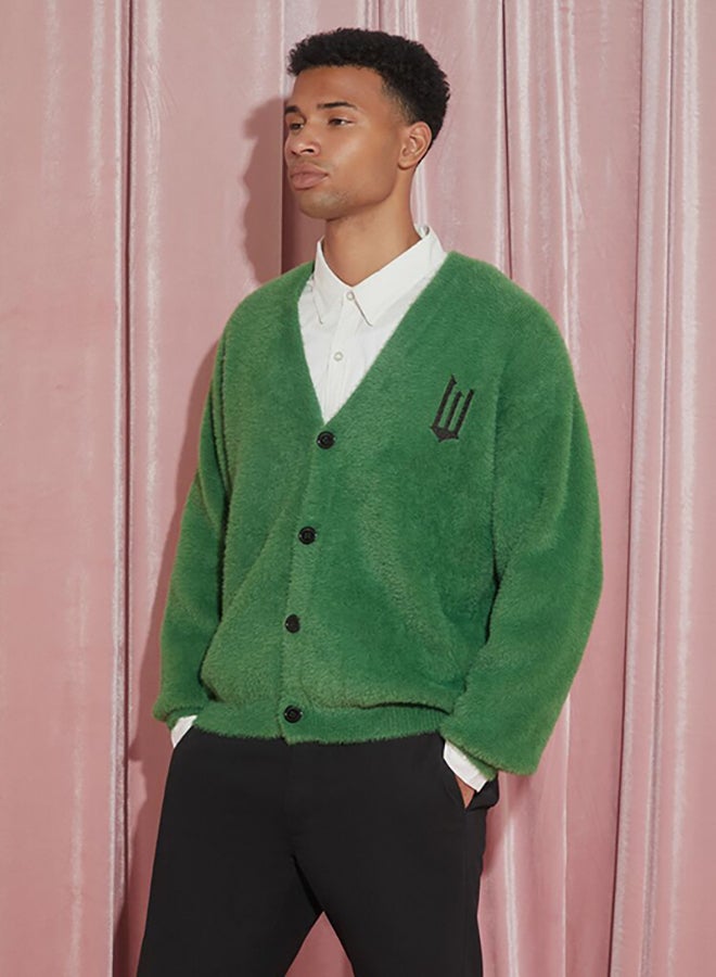 FOREVER 21 Wicked Embroidered Cardigan Sweater  - Image 2
