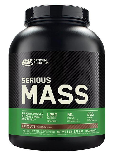 Serious Mass Chocolate 6 lbs-2.72 Kg, 8 Servings