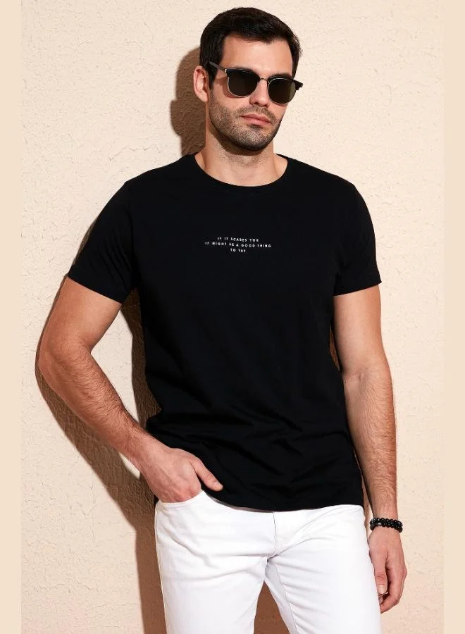 Buratti  Buratti Cotton Slim Fit Crew Neck T Shirt Men's T SHIRT 541IFIT for Men | Best Price UAE