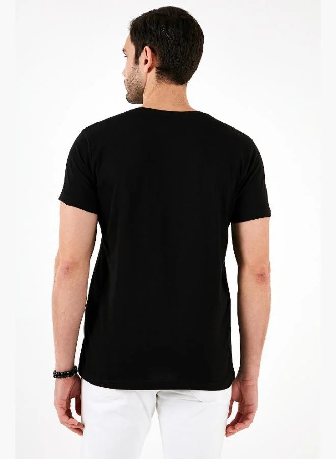 Buratti  Buratti Cotton Slim Fit Crew Neck T Shirt Men's T SHIRT 541IFIT for Men | Best Price UAE