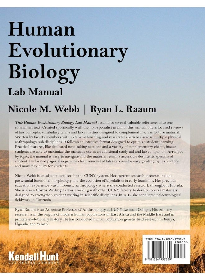 Human Evolutionary Biology Lab Manual - Image 2