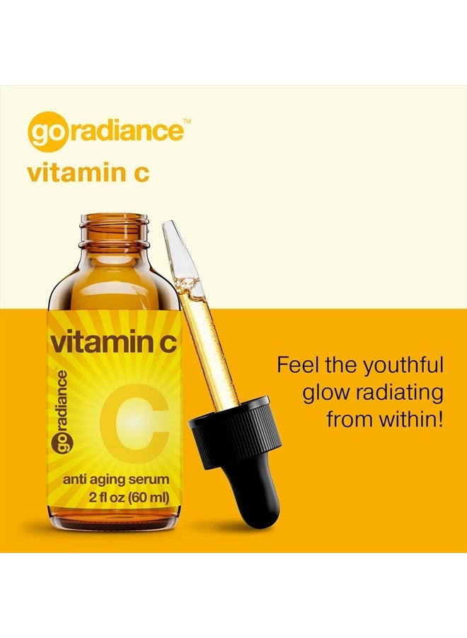 Go Radiance Double Size (2OZ), 20% Vitamin C Serum for Face with Hyaluronic Acid, Face Serum Vitamin C, Vitamin C for Face Serum for Women, Vitamin C Oil for Face, Vit C Serum for Face, Vitamin C Face Serum  - Image 2