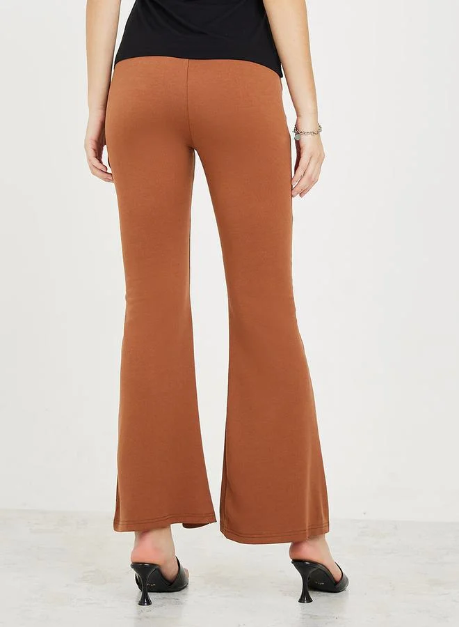 ستايلي Fit and Flare Pointed Treggings with Seam Detail