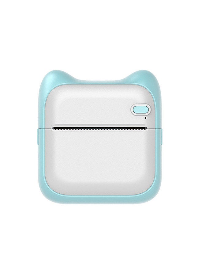 Generic Portable Pocket-size Printer Wireless BT Thermal Printer Simple Operation Support Photo Notes Errors Text Memo Printing Blue Comes with 6 rolls of heat-sensitive paper  - Image 4