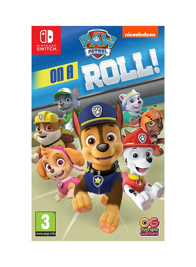 أوت رايت جيمز لعبة الفيديو "Paw Patrol: On A Roll Puzzle" (إصدار عالمي) - لغز - nintendo_switch - Image 1