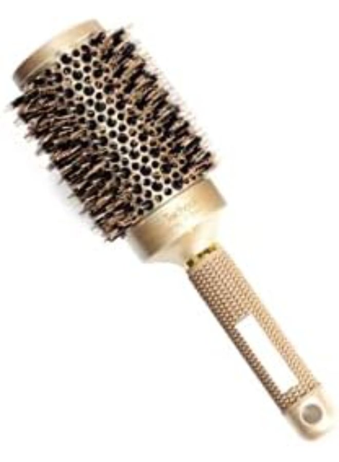 Queens Thermal Nano Ionic Round Drying Hairbrush Professional Hair Styling Ceramic Hairbrush Round Hair Curling Brush Round Hair Comb Great for Drying, Styling, Straightening, Curling(45mm) - Image 1