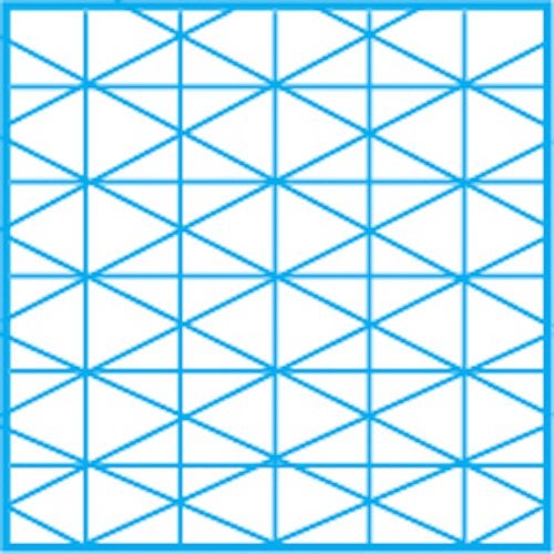 Clearprint 8-1/2" x 11" 1000H Design Vellum Pad with Printed Fade-Out 30-Degree Isometric Grid, 16 lb., 100% Cotton, 50 Sheets, 1 Each - Image 2