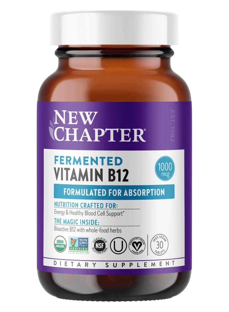 New Chapter Fermented Vitamin B12 30 Count