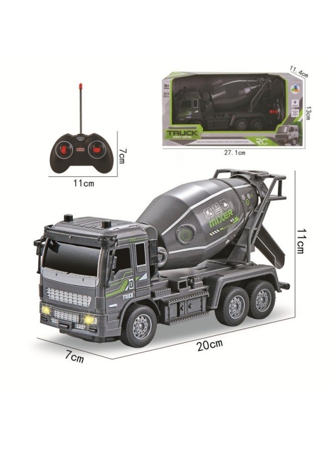 Loquat Children's Four-way Remote Control Engineering Vehicle Sprinkler Sanitation Vehicle Wireless Light Remote Control Electric Toy Transport Crane-Color:4-way Remote Control Crane-Proportion:1:32 - Image 3