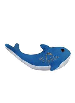 Magnolia Immerse yourself in the embrace of the sea with this giant 40cm Dolphin cotton toy  - Image 1