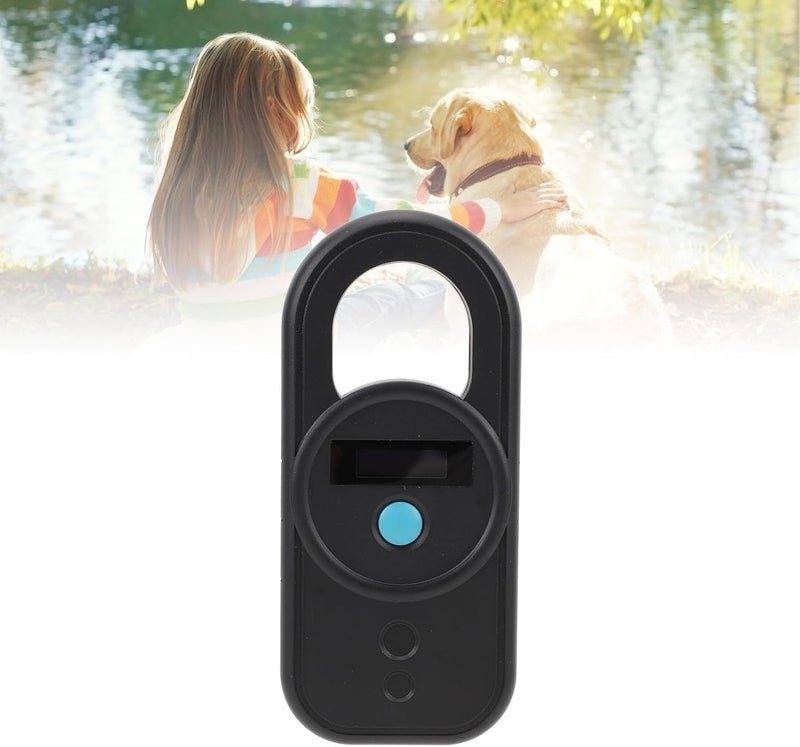 Animal Microchip Scanner, USB Interface Pet Chip ID Tag Reader for Dogs Cats Horses Rechargeable Portable Handheld 128 Storage Capacity for Pet Shop Animal Hospital (Black) - Image 4