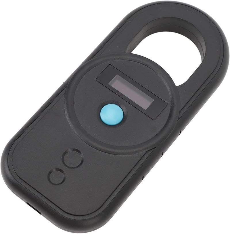 Animal Microchip Scanner, USB Interface Pet Chip ID Tag Reader for Dogs Cats Horses Rechargeable Portable Handheld 128 Storage Capacity for Pet Shop Animal Hospital (Black) - Image 1