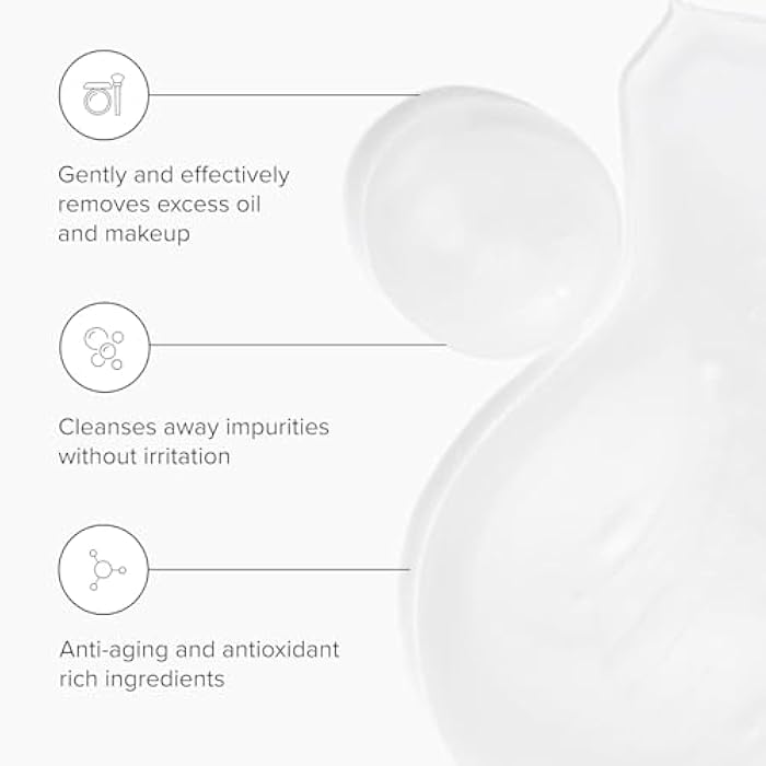 DRMTLGY Essential Facial Cleanser - Gentle Face Cleanser and Face Wash for Women and Men with Anti-Aging Peptides & Hyaluronic Acid. 6.9 fl oz - Image 2