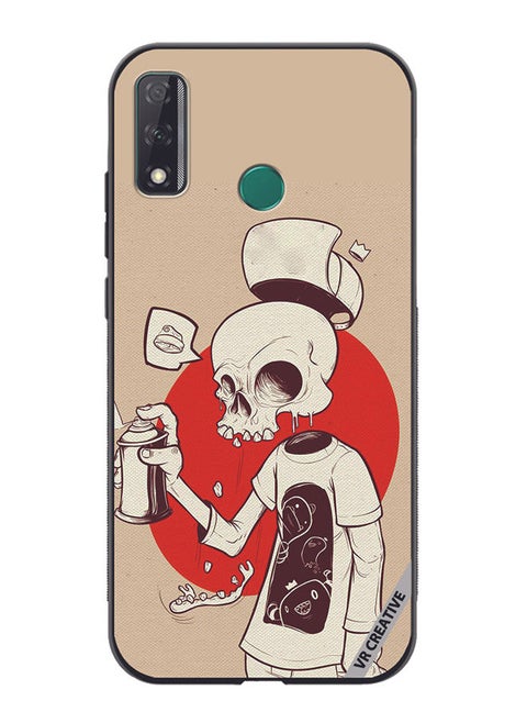 Protective Case Cover For Huawei Y8s Skeleton Design Multicolour