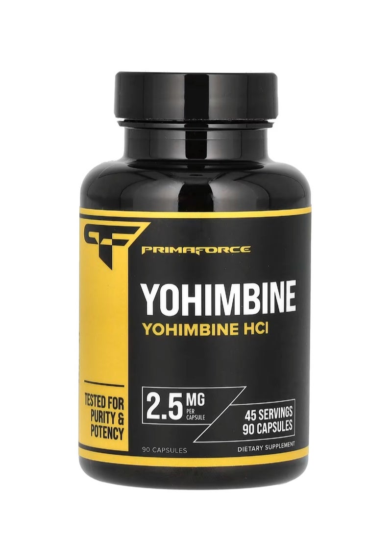 Primaforce Yohimbine HCl 2.5 mg 90 Capsules - Image 1