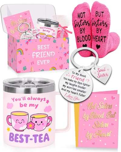 Happy Pop HAPPYPOP Best Friend Gift Set for Women - Soul Sister Bestie Friendship BFF BSF Gifts Birthday, Christmas, Mothers Day, Galentine - Image 1