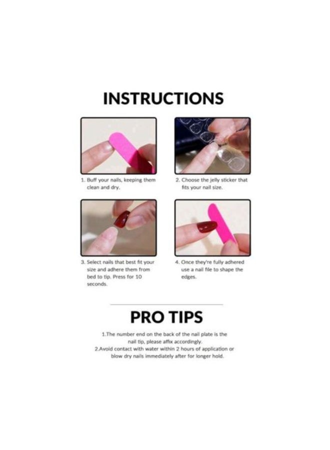 Shein 24pcs Nails Short French Beautify And CharmYourself - Image 4