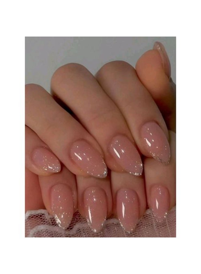 Shein 24pcs Nails Short French Beautify And CharmYourself - Image 1