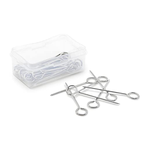 Dritz دريز هوم 44009 دبابيس تنجيد، 2-1/2 بوصة (30 قطعة)، نيكل - Image 4