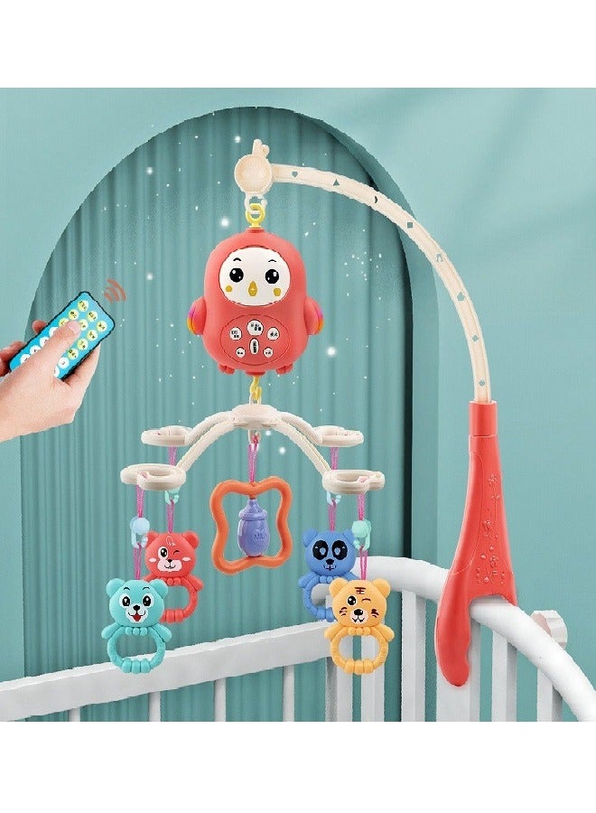 جرس سرير الموسيقى مع جهاز التحكم عن بعد ، لعبة جرس السرير التفاعلية والملونة للأطفال. - Image 1