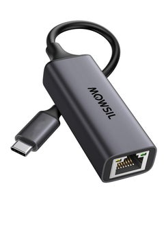 MOWSIL USB C to Ethernet Adapter Gigabit Type C to RJ45 Wired Network Thunderbolt 3 LAN Adaptor Compatible with MacBook, Surface Pro, iPad Pro 2021, Switch, PS5,XPS15/13, Huawei P60, Galaxy Tabs  - Image 1