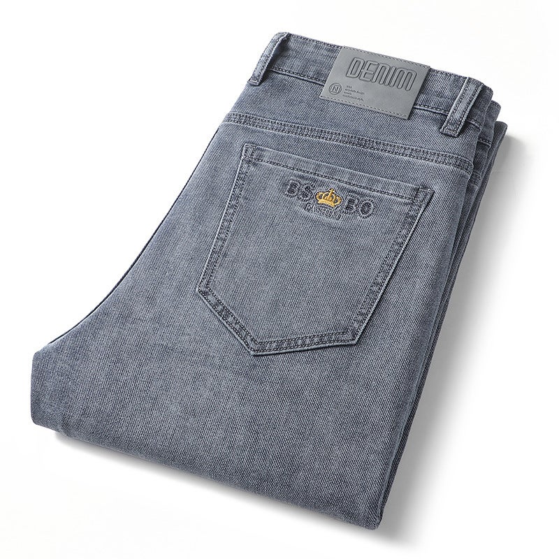 Unisex Classic Denim Jeans Loose Fit Daily Outdoor Wear - Image 2