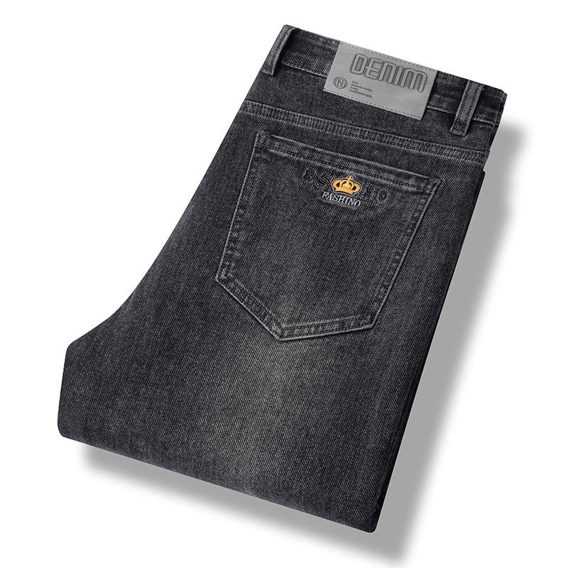 Unisex Classic Denim Jeans Loose Fit Daily Outdoor Wear - Image 3