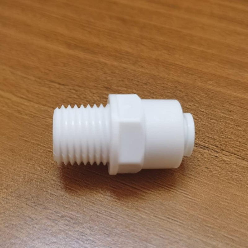 Malida Male Push To Connect Tube Fitting,water purifiers Quick Connector Drinks Dispense and water filtration system fittings (1/4 NPT Male x 1/4 OD Tube) - Image 5