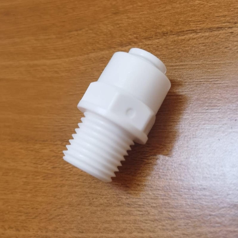 Malida Male Push To Connect Tube Fitting,water purifiers Quick Connector Drinks Dispense and water filtration system fittings (1/4 NPT Male x 1/4 OD Tube) - Image 3