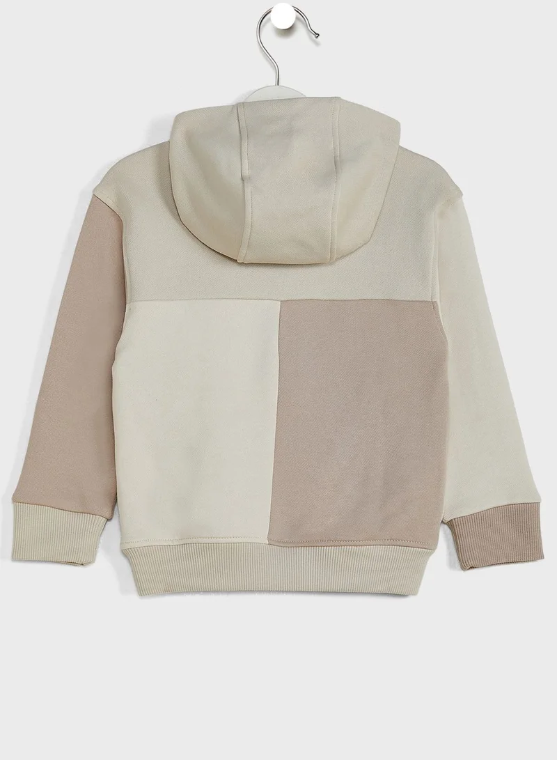 TOMMY HILFIGER Kids Cut Panel Icon Hoodie