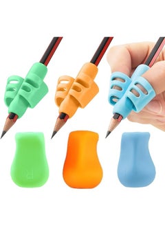 6 Pcs Pencil Grips For Kids Handwriting Pencil Holder Ergonomic Training Pencil Finger Grippers Writing Tool Writing Posture Correction Tools Pencil Finger Grips